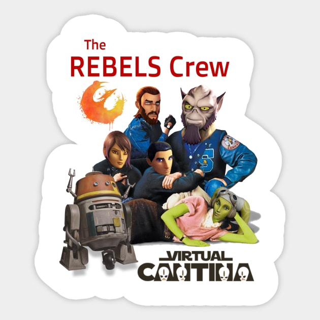 Rebels Crew Sticker by Virtual Cantina 